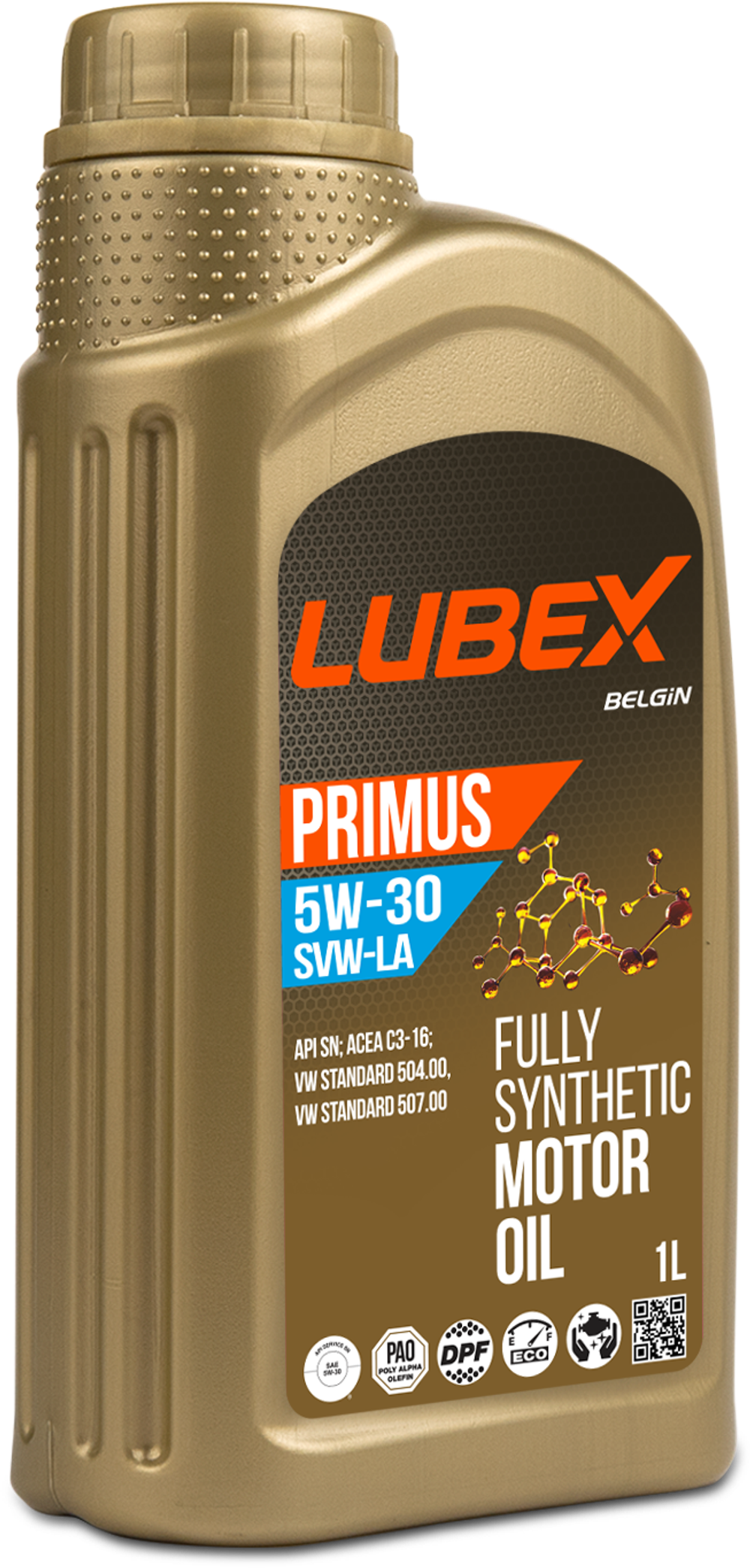 Масло Lubex Primus SVW-LA 5W30 SN C3 TT (1л) ПАО-синтетика