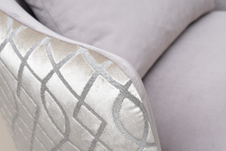 Кресло вращающееся Garda Decor Verona Colt032-SER+Melody золотое