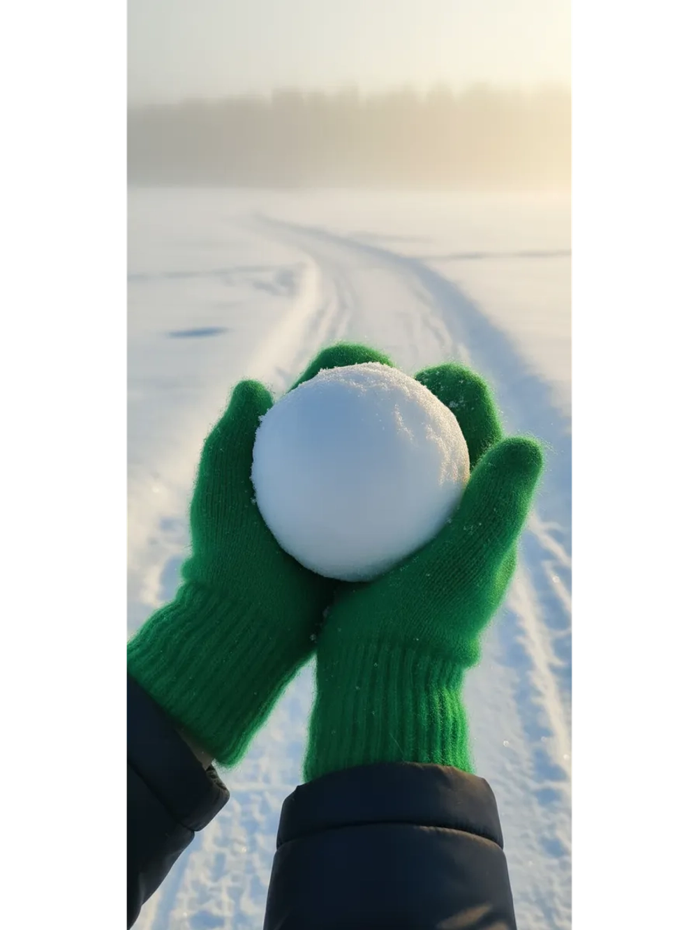 Варежки зимние теплые пушистые ангора