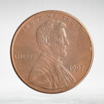 USA, 1 Cent, 1997 - Lincoln Memorial Cent, VF