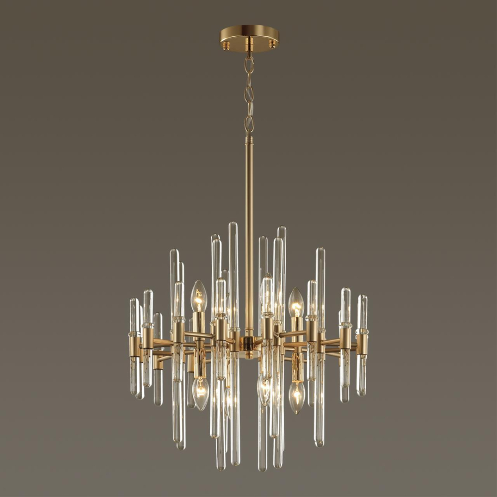 4988/8 HALL ODL22 661 золотой/стекло Люстра E14 8*40W STIKA