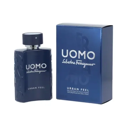 Уникальная мужская парфюмерия Salvatore Ferragamo EDT Uomo Urban Feel 100 мл с нотами бергамота и кедра, базовые ноты Ambroxan.