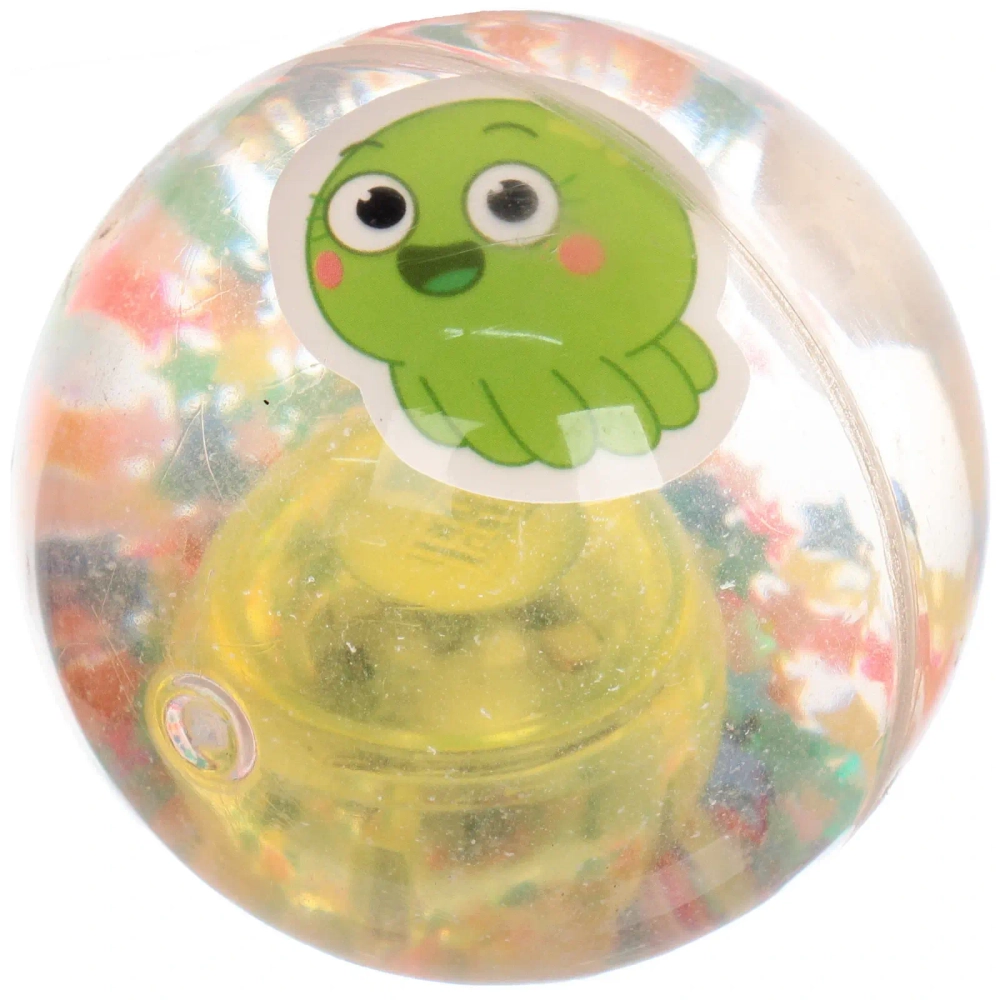 Мяч 6,5 см «Морские жители» (попрыгун с водой и подсветкой) СТИКЕР НА ВЛОЖЕНИЕ