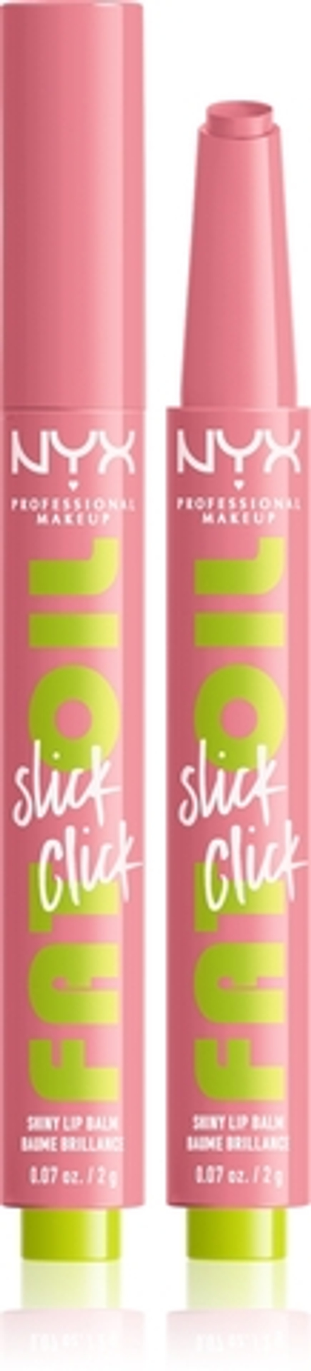 NYX Professional Makeup Fat Oil Slick Click - Тонирующий бальзам для губ оттенок 02 Click Clout, 2 g