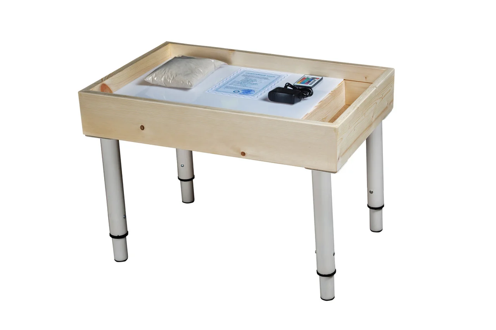 Стол для рисования песком Макси/Стандарт с отсеком и подсветкой
