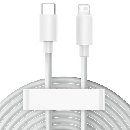 Кабель Lightning -TypeC Lawa PD 27W (белый) 2м без упаковки