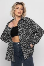 Рубашка Дарлин (серо-черная) Б14960-18М LT Collection