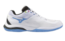 Мужские кроссовки для бадминтона/сквоша Mizuno Wave Fang 2 - white/pink tetra/all abroad