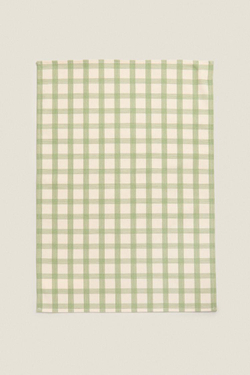 ZARA HOME КУХОННОЕ ПОЛОТЕНЦЕ С РИСУНКОМ (КОМПЛЕКТ ИЗ 2 ПРЕДМЕТОВ),  ЭКРЮ