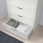 Комод с 6 ящиками - IKEA SONGESAND/СОНГЕСАНД ИКЕА, 50х82х126 см, белый