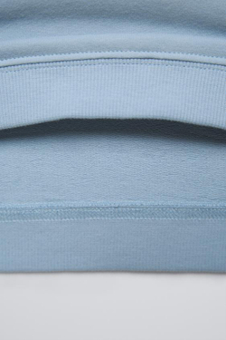 ZARA КОМПЛЕКТ ИЗ ТОЛСТОВКИ И БРЮК-ДЖОГГЕРОВ, ГОЛУБОЙ