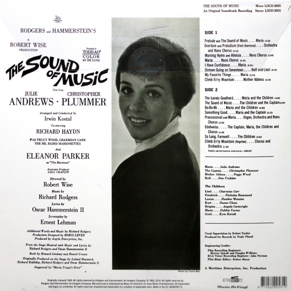 Soundtrack / Rodgers & Hammerstein - The Sound Of Music (LP)
