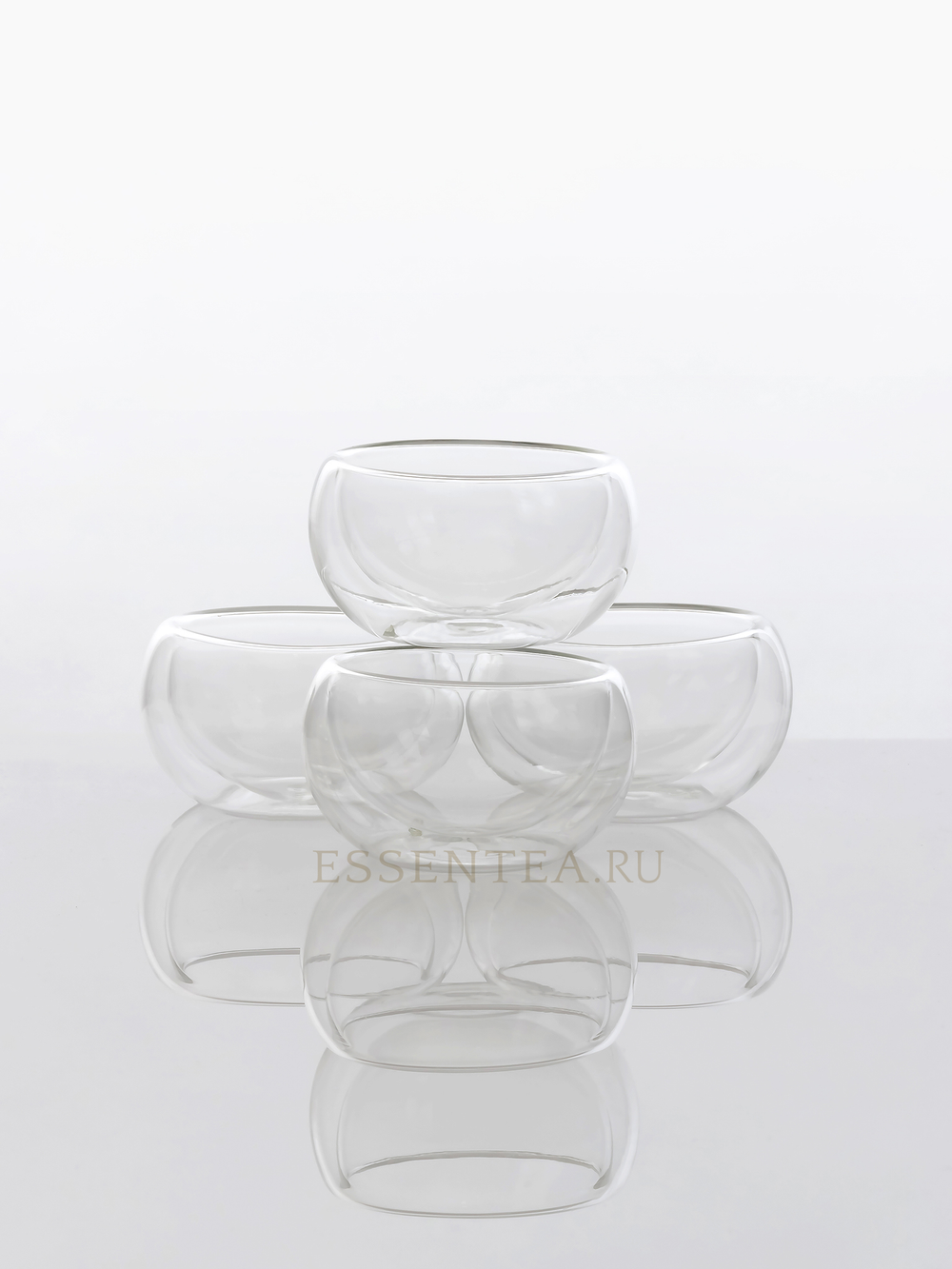 Чашка из боросиликатного стекла с двойными стенками 150 мл