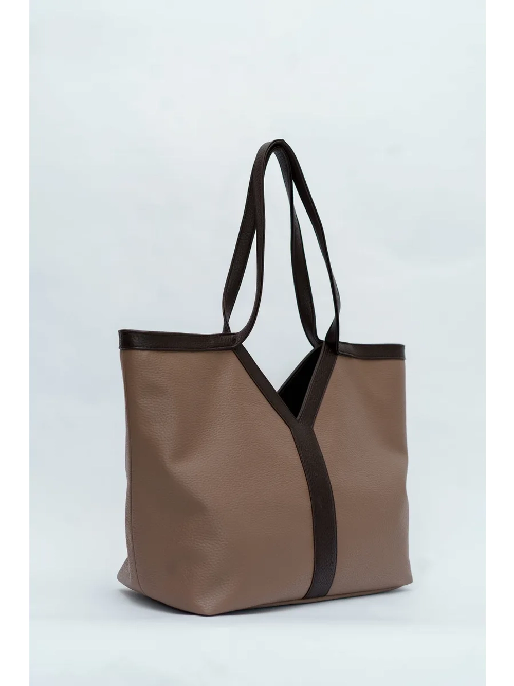 Сумка шоппер через плечо большая на молнии