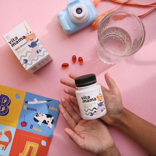 Омега-3 комплекс OMEGAlodon (мультифрукт) Vitamama