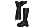 Dr. Martens Dr.Martens Audrick 20 Eye Leather Knee High Platform Boots "Black" Women"s