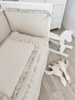 Комплект постельного белья Lepre New Royal Collection 4 предмета 120х90 см капучино