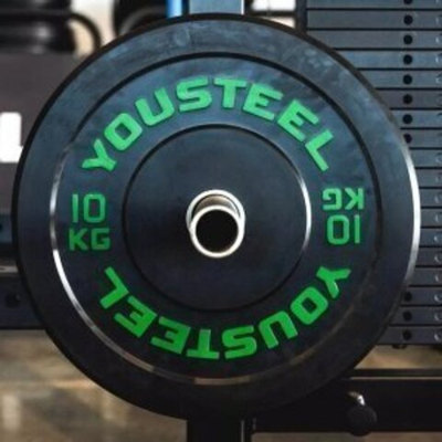 Диск каучуковый 10 кг, черный