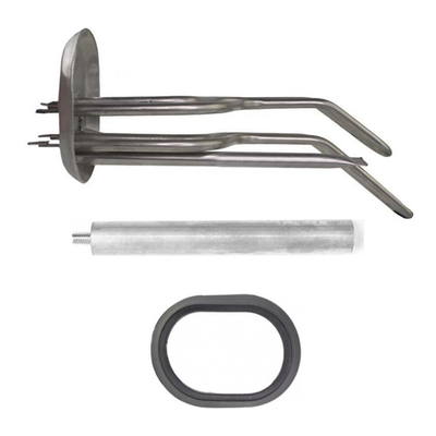 Комплект ТЭН 2,5 кВт (2500 Вт) для горизонтального водонагревателя Ariston + прокладка + анод