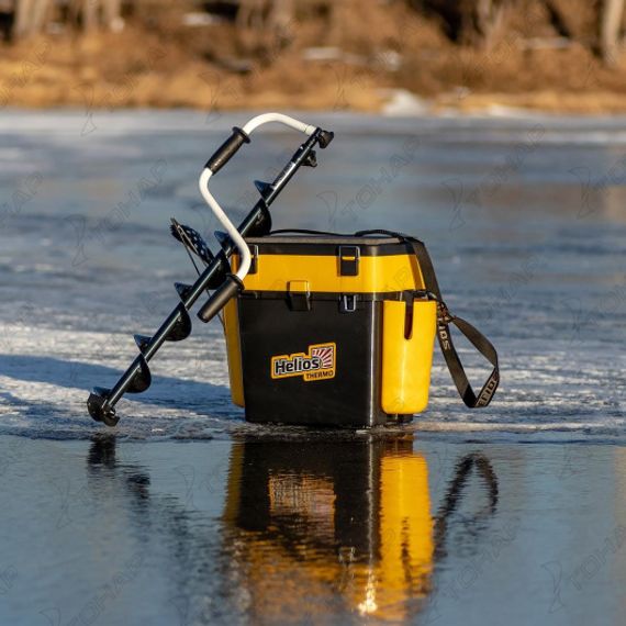 Ящик FishBox Thermo с термоконтейнером (19л/8,5л) черно-желтый (T-FB-T-19-8-BY) Helios (0)