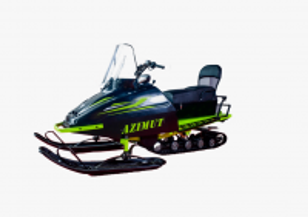 Миниснегоход Бурлак Азимут 24 л.с. , эл.запуск, реверс, тормоз гидравл, капот черный