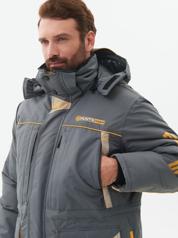 Костюм зимний Elbrus ткань Hit Membrane цвет Серый/Банан