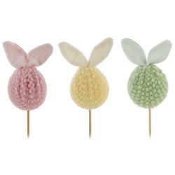 GAEM Изделие декоративное (вставка) "Яйцо" (блок 12 шт) (4,5*11), L6 W7 H27 см, 3в.