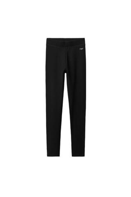 ZARA ЛЕГИНСЫ В РУБЧИК ИЗ МОДАЛА С ЭТИКЕТКОЙ, ЧЕРНЫЙ