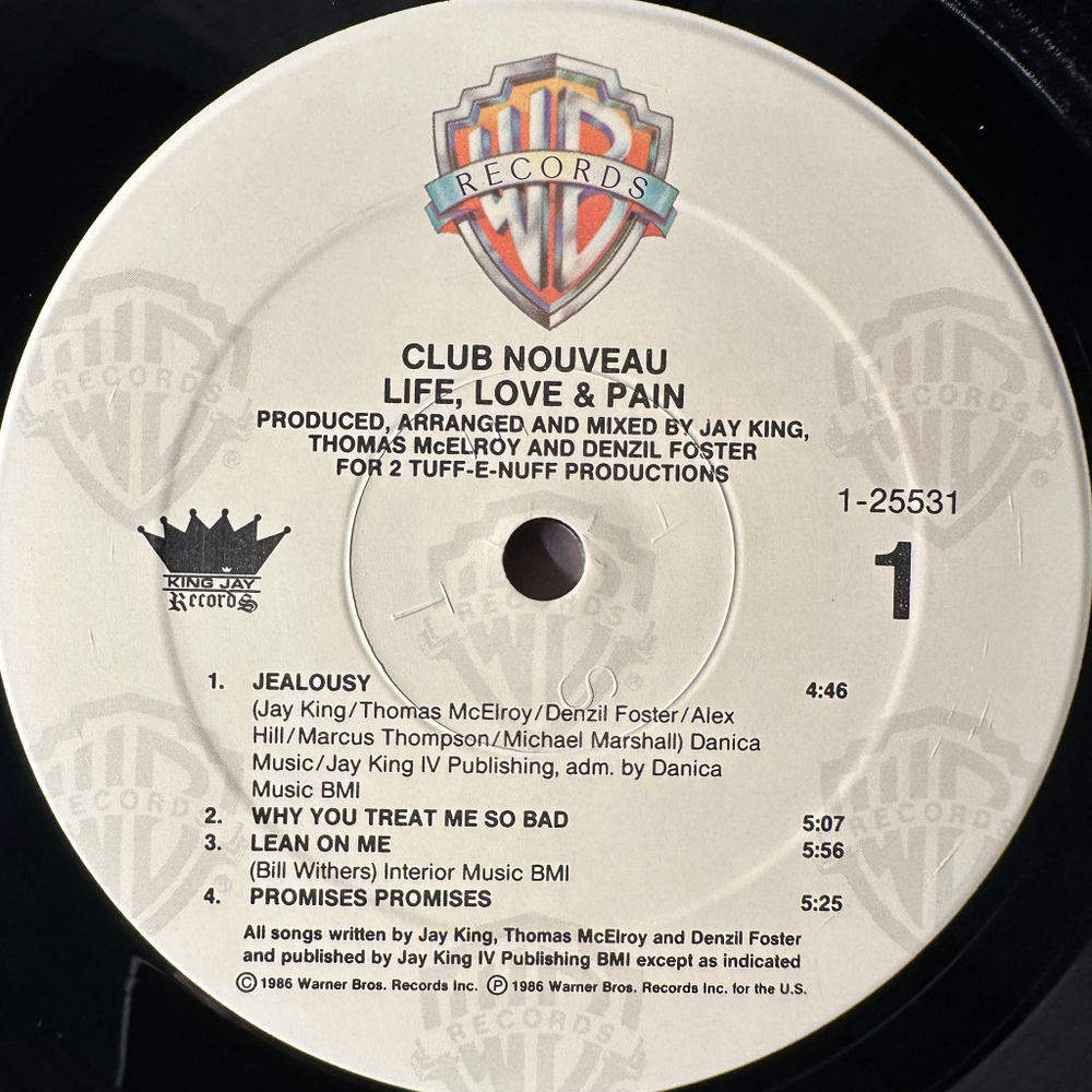 Club Nouveau ‎– Life, Love & Pain (США 1986г.)