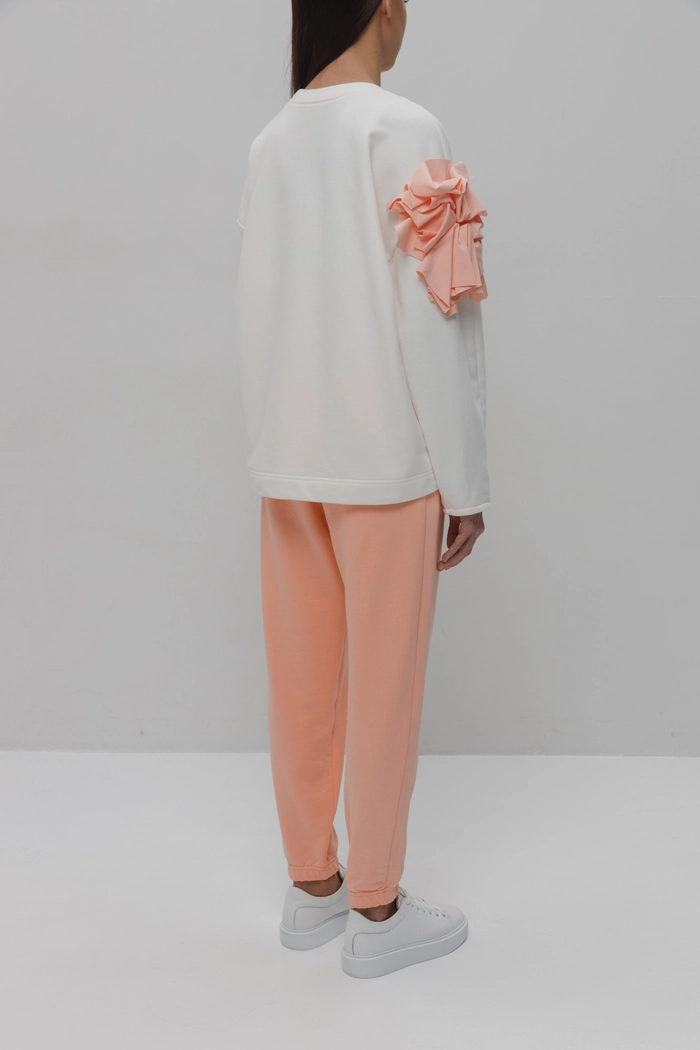 СВИТШОТ ТРИНА МОЛОЧНЫЙ