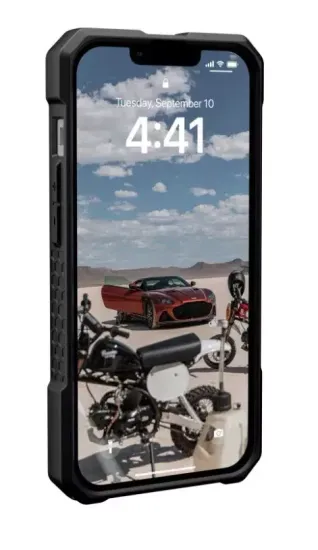 Чехол с поддержкой MAGSAFE Uag Monarch Pro для iPhone 14 6.1", цвет карбон (Carbon Fiber)