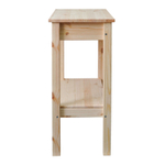 Консоль из массива сосны Ральф с 2 ящиками, 66х33х75 см, в скандинавском стиле, натуральная отделка