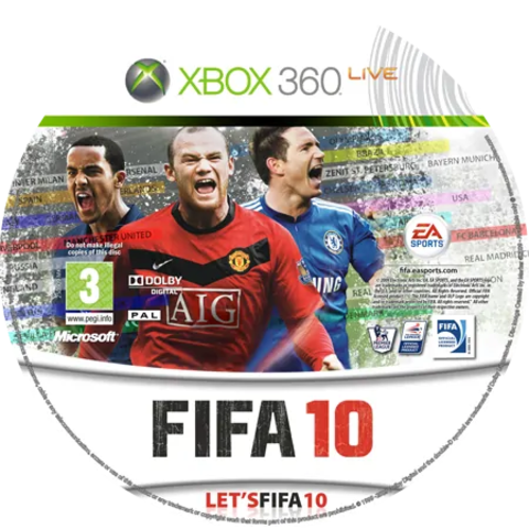 Диски fifa. FIFA 10 Xbox 360. FIFA 10 Xbox 360 обложка. FIFA 10 диск. Фифе 10 лет.