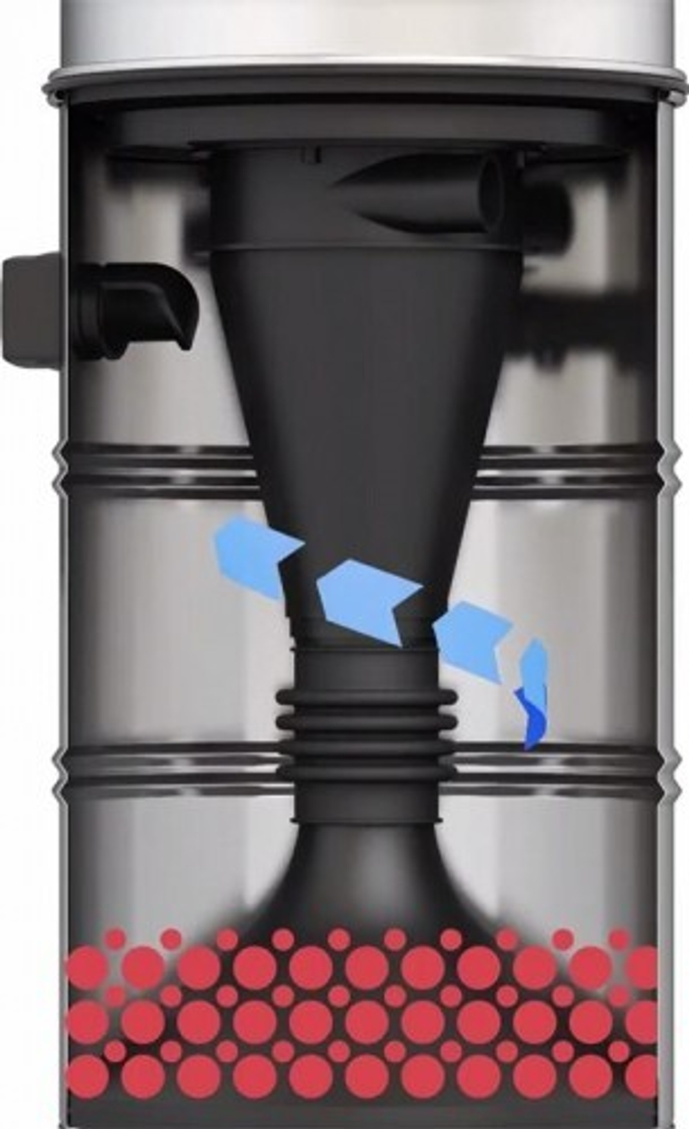 Пылесос сетевой SOTECO Tornado GS 3/78 CYC inox 13365 ASDO