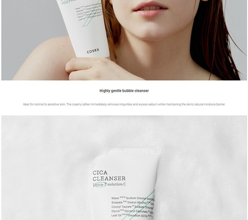 CosRх Pure Fit Cica Cleanser мягкая пенка для чувствительной кожи