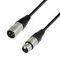 Adam Hall K4MMF0150 - кабель микрофонный REAN XLR (M) - XLR (F), 2 x 0.22 мм2, 1.5 м, черный