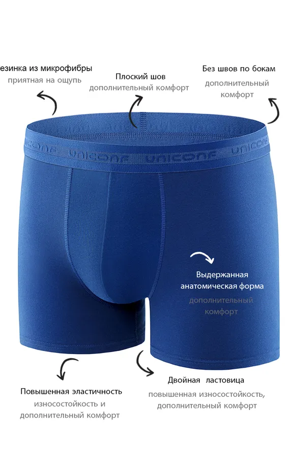Мужские трусы BB08 Темно-Синий