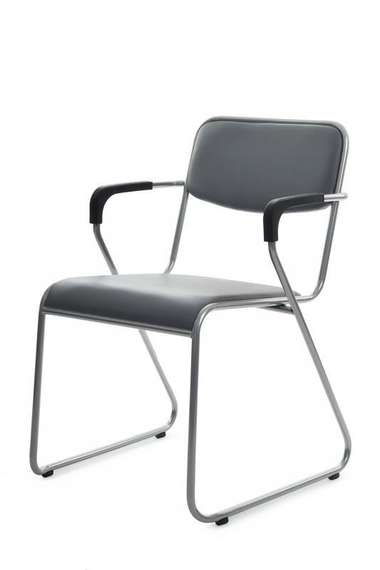 Кресло Nix Plus RCH OMKL-03 Серый/Металл окрашенный Хром