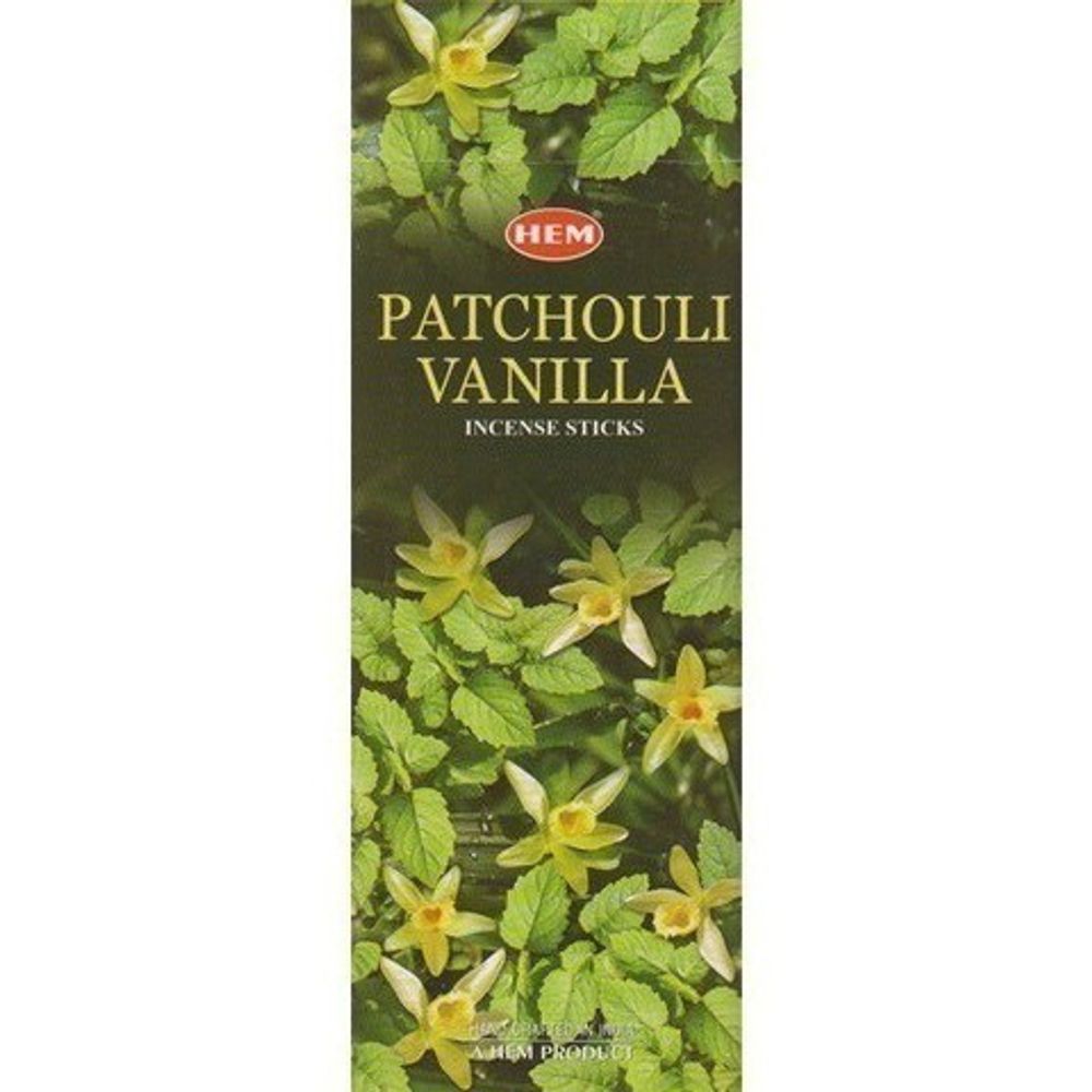 HEM Patchouli Vanilla шестигранник Благовоние Пачули Ваниль