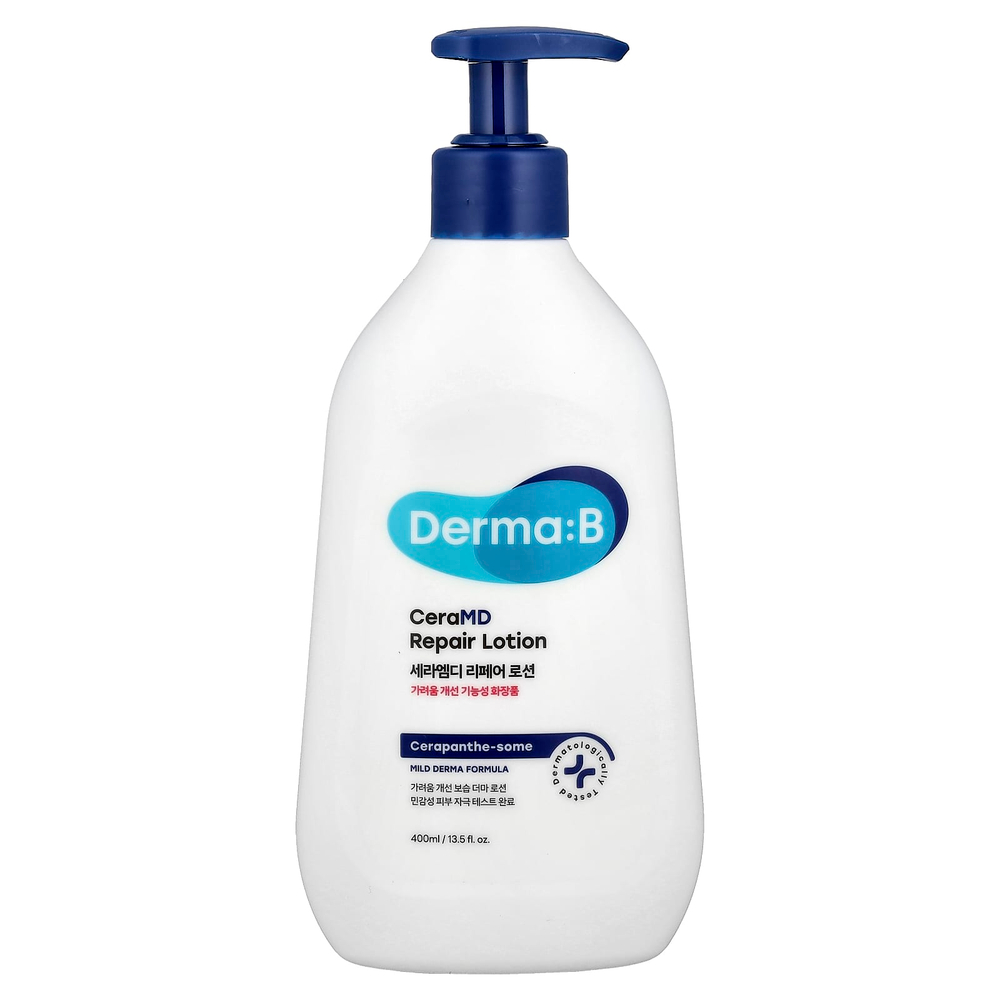 Derma:B, Восстанавливающий лосьон CeraMD, 400 мл (13,5 жидк. унц.)
