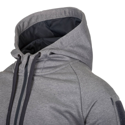 Helikon-Tex URBAN TACTICAL HOODIE (FullZip)® - Melange Grey