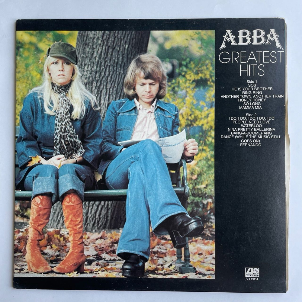 Винтажная виниловая пластинка LP ABBA АББА Greatest Hits (USA 1977) Mamma Mia