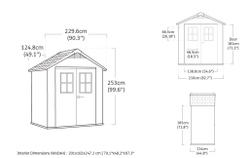Дачный сарай Keter Oakland 754