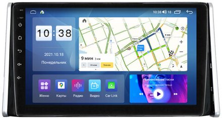 Магнитола для Toyota RAV4 5 2019-2022 (Китай) - Parafar PF568T4UHD на Android 13, QLED, ТОП процессор, 8Гб+128Гб, CarPlay, 4G SIM-слот