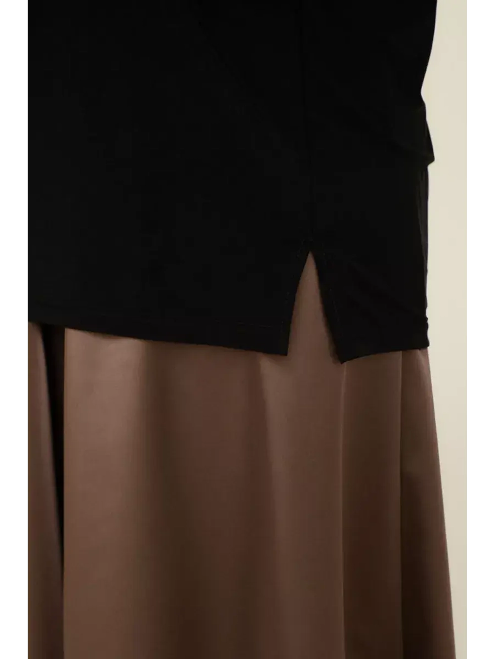 Юбка атласная макси