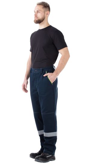 Костюм "Джокер-Комфорт" брюки (т.синий/желтый)