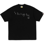 A Bathing Ape Bathing Ape Ss26 Футболка Cotton Letter Foreign Language 0zxtem328101q черный