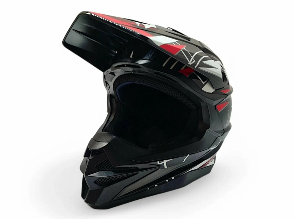 Шлем кроссовый AiM JK803S Red/Black, L