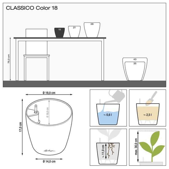 Lechuza Classico Color 18