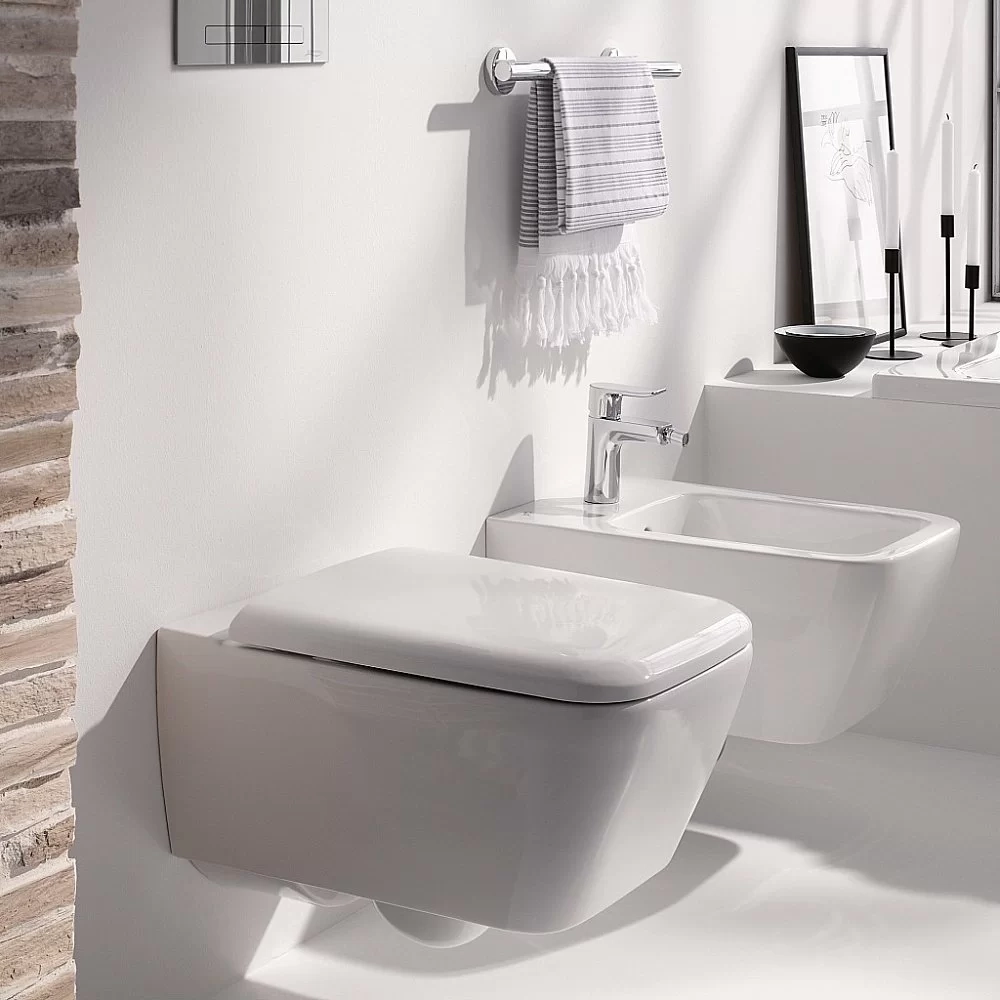 Унитаз подвесной Geberit iCon Square 201950000 белый, безободковый